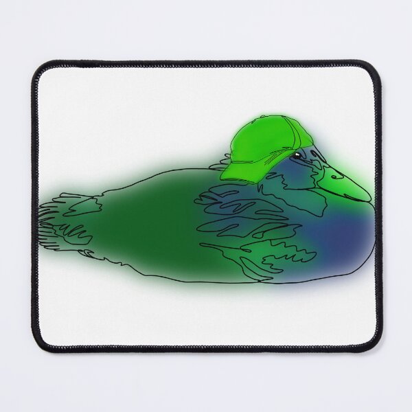 Item preview, Green Apple Duck in Backwards Ball Cap – animalzinhats designed and sold by Ashley’sAnimalz.