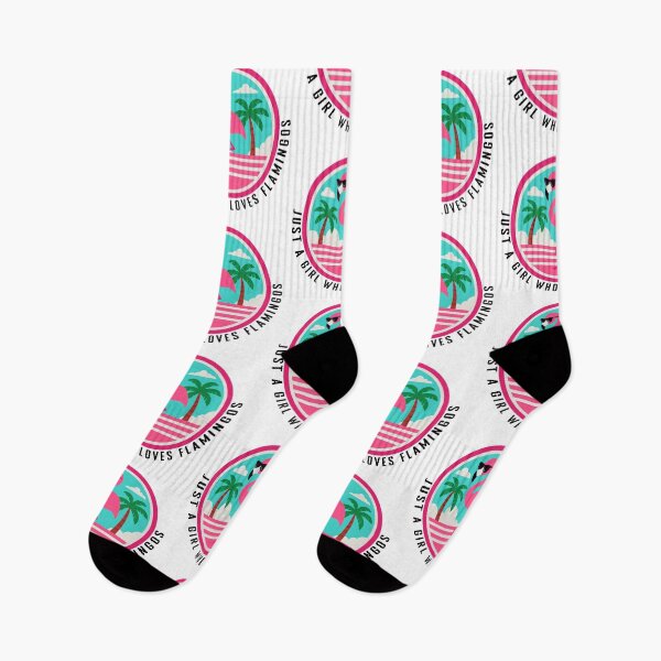 Item preview, Just A Girl Who Loves Flamingos designed and sold by VelvetRoom.