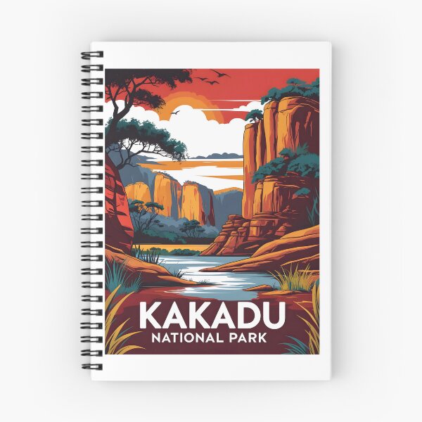 Item preview, A Vintage Illustration of Kakadu National Park - Northern Territory - Australia designed and sold by GoodOldVintage.