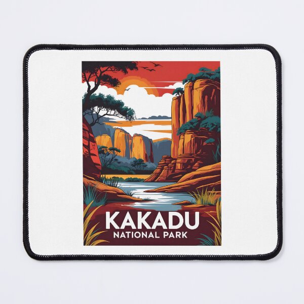 Item preview, A Vintage Illustration of Kakadu National Park - Northern Territory - Australia designed and sold by GoodOldVintage.