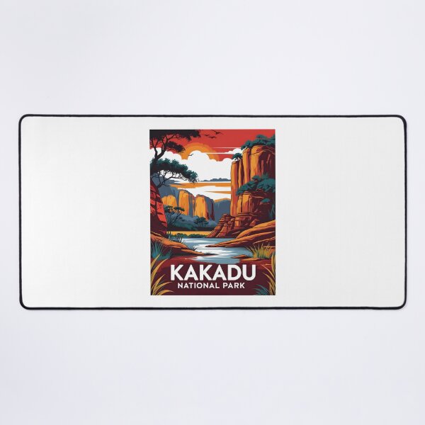 Item preview, A Vintage Illustration of Kakadu National Park - Northern Territory - Australia designed and sold by GoodOldVintage.
