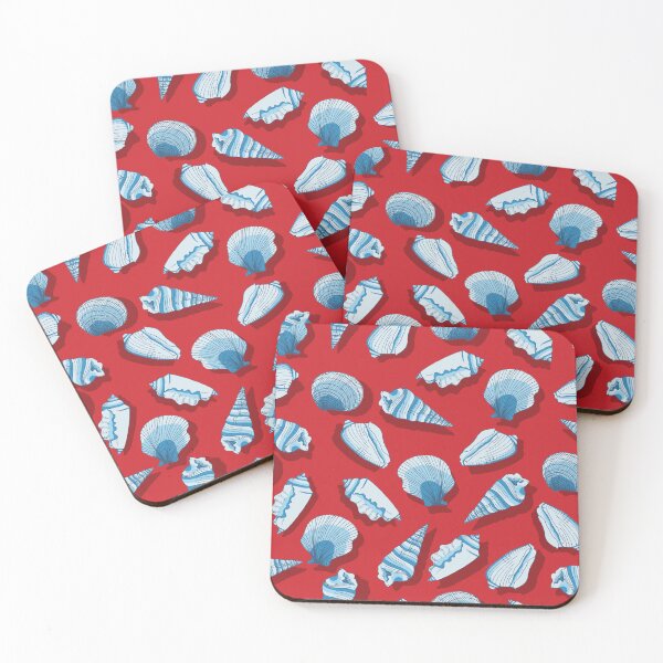 Item preview, Nautical Shells with Shadows designed and sold by Farissa Designs.