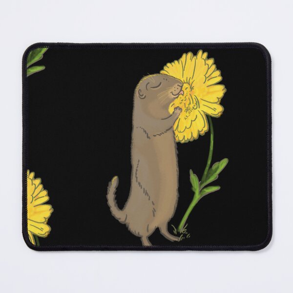 Item preview, Ground squirrel with yellow flower, painting designed and sold by AK-Hevonen.