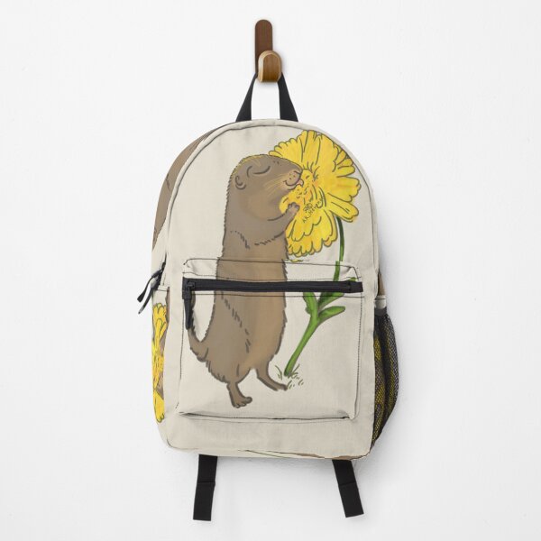 Item preview, Ground squirrel with yellow flower, painting designed and sold by AK-Hevonen.