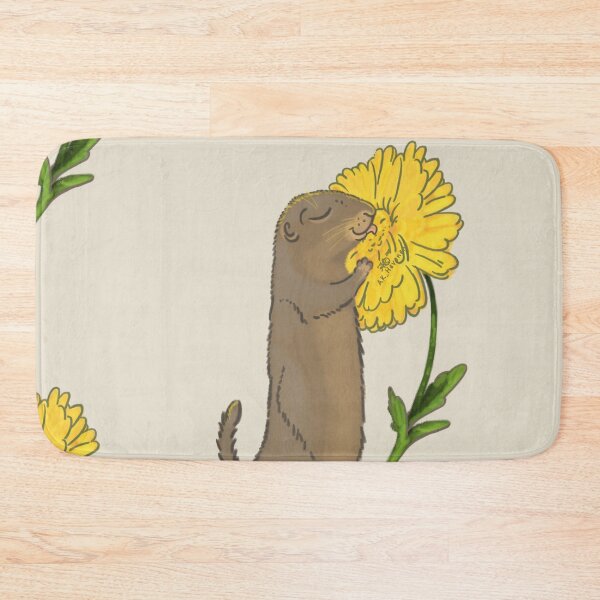 Item preview, Ground squirrel with yellow flower, painting designed and sold by AK-Hevonen.