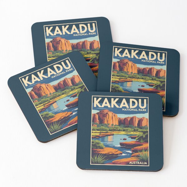 Item preview, A Vintage Illustration of Kakadu National Park - Northern Territory - Australia designed and sold by GoodOldVintage.