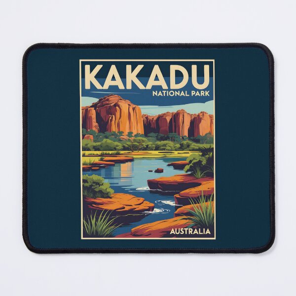 Item preview, A Vintage Illustration of Kakadu National Park - Northern Territory - Australia designed and sold by GoodOldVintage.