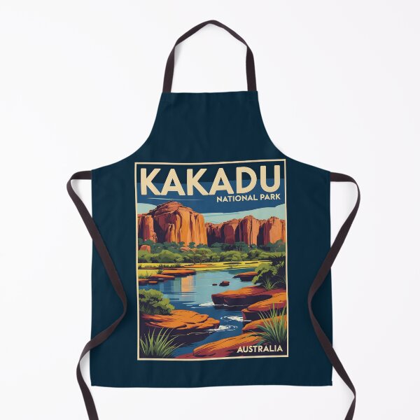 Item preview, A Vintage Illustration of Kakadu National Park - Northern Territory - Australia designed and sold by GoodOldVintage.