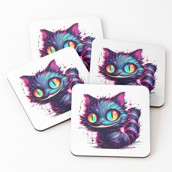 Item preview, Psychedelic Cheshire Cat – Glitchcore Madness designed and sold by Closeddog.