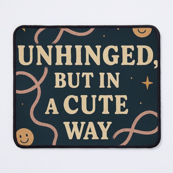 Item preview, UNHINGED, BUT IN A CUTE WAY. designed and sold by MidnightMoodCo.