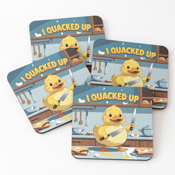 Item preview, Funny Duck Chef | I Quacked Up Cooking Joke Cartoon Tee designed and sold by MOTAS Graphics .