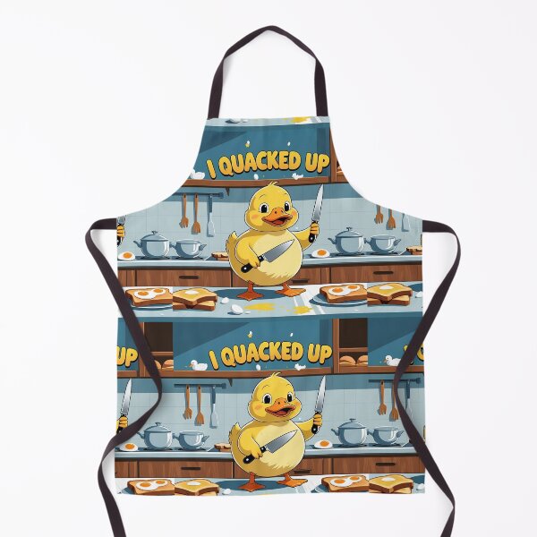 Item preview, Funny Duck Chef | I Quacked Up Cooking Joke Cartoon Tee designed and sold by MOTAS FASHION .