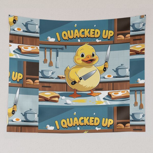 Item preview, Funny Duck Chef | I Quacked Up Cooking Joke Cartoon Tee designed and sold by MOTAS Graphics .