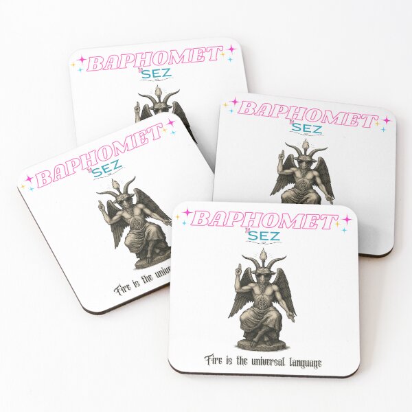 Item preview, Baphomet Sez: Fire Is the Universal Language designed and sold by GaggleOfGhosts.