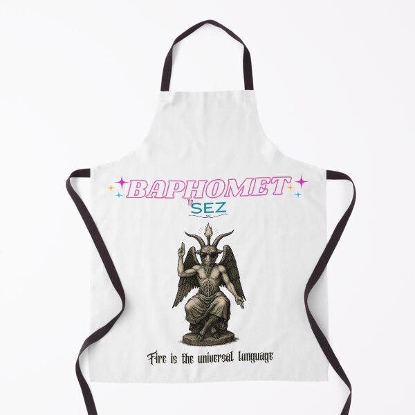 Item preview, Baphomet Sez: Fire Is the Universal Language designed and sold by GaggleOfGhosts.