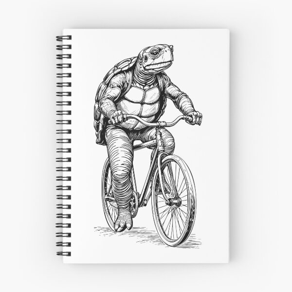 Item preview, Cycling Bicycle Turtle Tortoise Vintage Cyclist Biker Animal designed and sold by GrandeDuc.