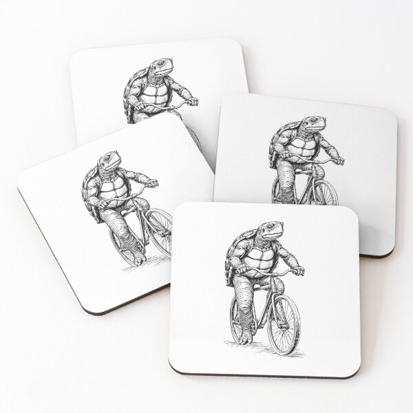 Item preview, Cycling Bicycle Turtle Tortoise Vintage Cyclist Biker Animal designed and sold by GrandeDuc.