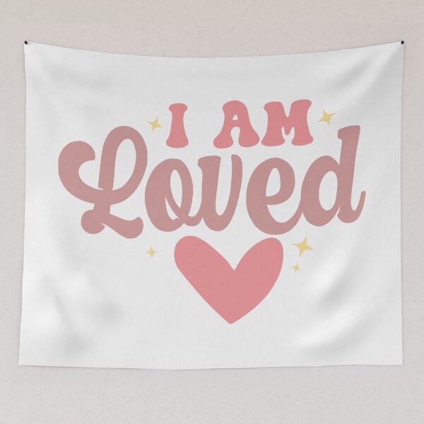 Item preview, I’m Loved – Heartfelt Self-Love Affirmation designed and sold by artcultreone.