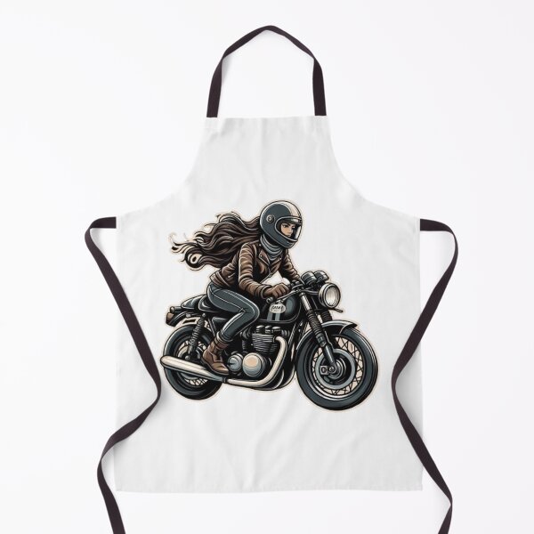 Item preview, Cafe Racer Biker Girl : Automotive Merchandise - designed and sold by InfmsCorp.