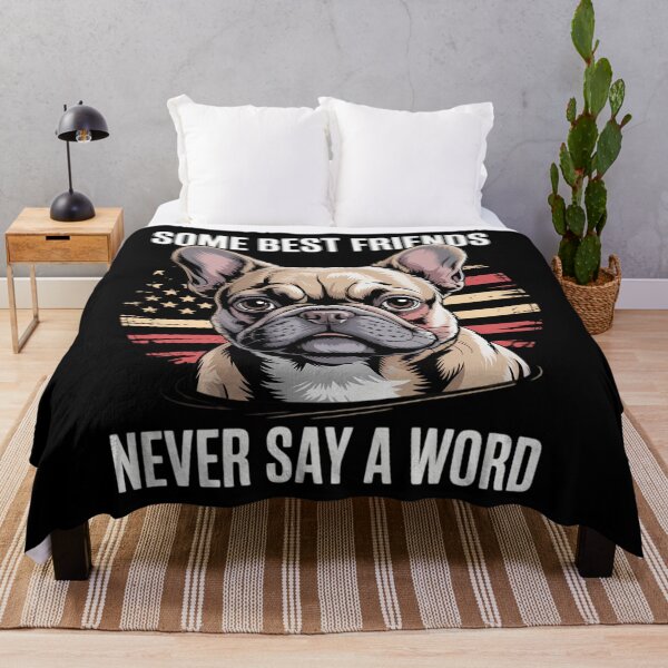 Item preview, French Bulldog Some Best Friends Never Say A Word designed and sold by WalshDrawnLaugh.