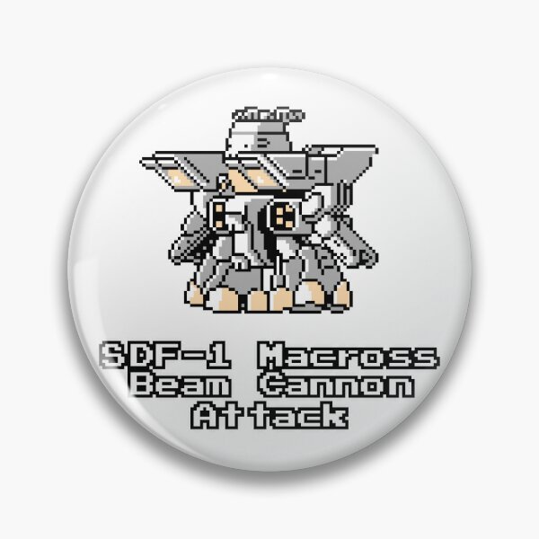 Item preview, Asplenia Studios: 8bit SD SDF-1 (beam cannon attack) designed and sold by Asplenia Studios.