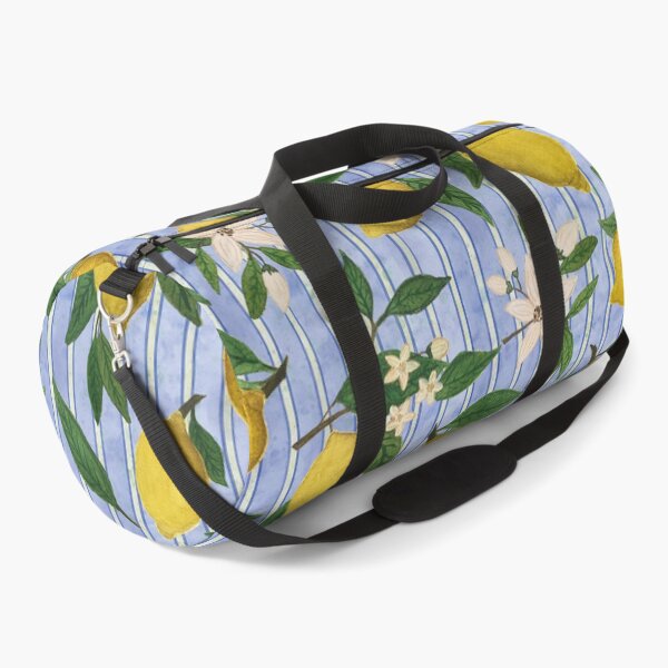 Item preview, Lemons, Flowers and Stripes Pattern designed and sold by Lauren Ullrich.