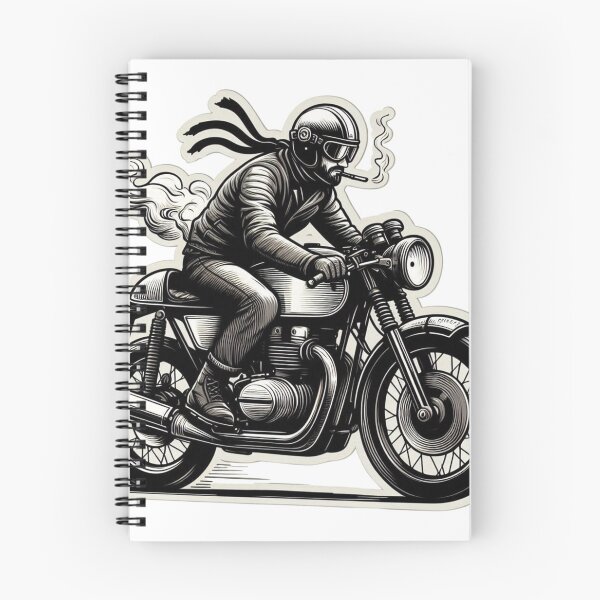 Item preview, Cafe Racer Motorcycle Rider : Automotive Merchandise -  designed and sold by InfmsCorp.
