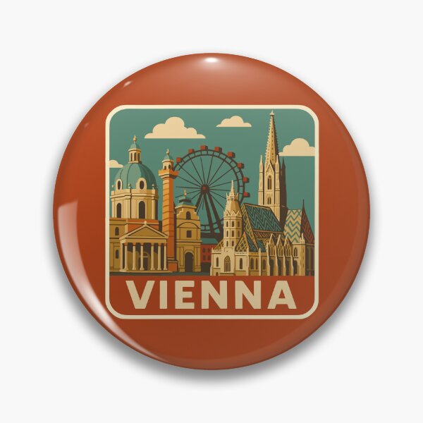 Item preview, Vienna Travel Souvenir Sticker designed and sold by rogue-design.