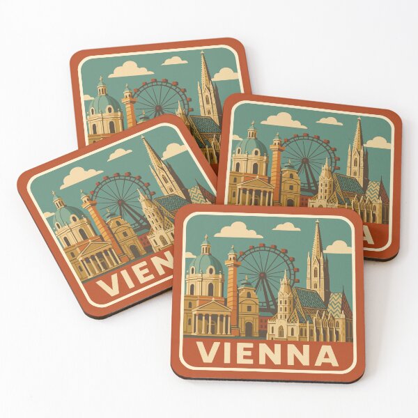 Item preview, Vienna Travel Souvenir Sticker designed and sold by rogue-design.