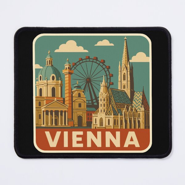 Item preview, Vienna Travel Souvenir Sticker designed and sold by rogue-design.