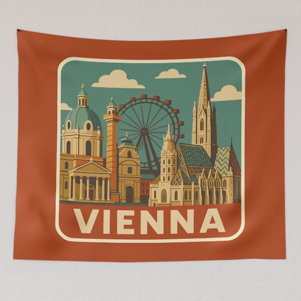 Item preview, Vienna Travel Souvenir Sticker designed and sold by rogue-design.