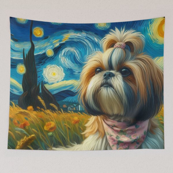 Item preview, Shih Tzu Art #18 | ShihTzu Lovers designed and sold by ksgraphics222.
