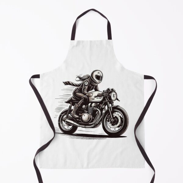 Item preview, Cafe Racer Biker Girl : Automotive Merchandise - designed and sold by InfmsCorp.
