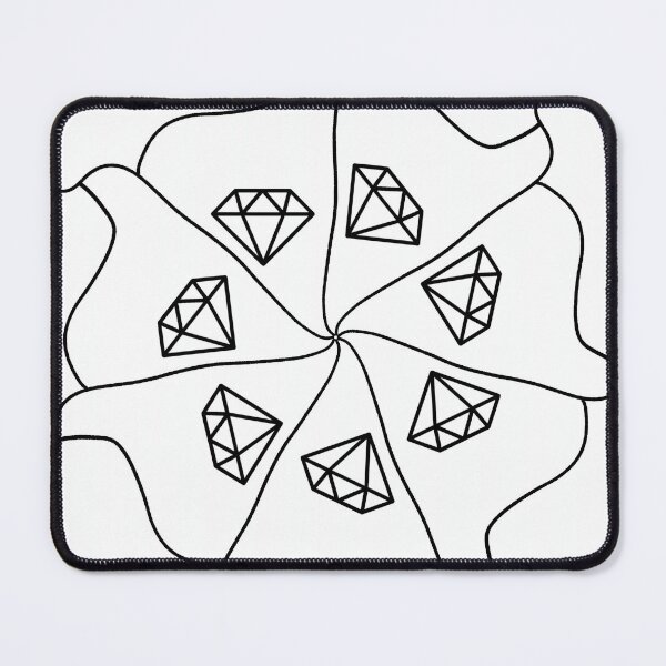 Item preview, Radiant Gems in a Swirling Bloom designed and sold by black-jellyfish.