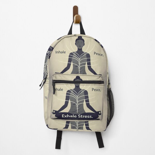 Item preview, Inhale Peace, Exhale Stress designed and sold by Siddhaaura.