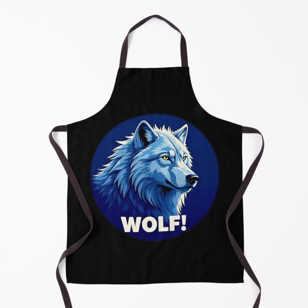 Item preview, Image of a Wolf with a big phrase "WOLF" Inside a circle. designed and sold by Giulivo Store Graphic.
