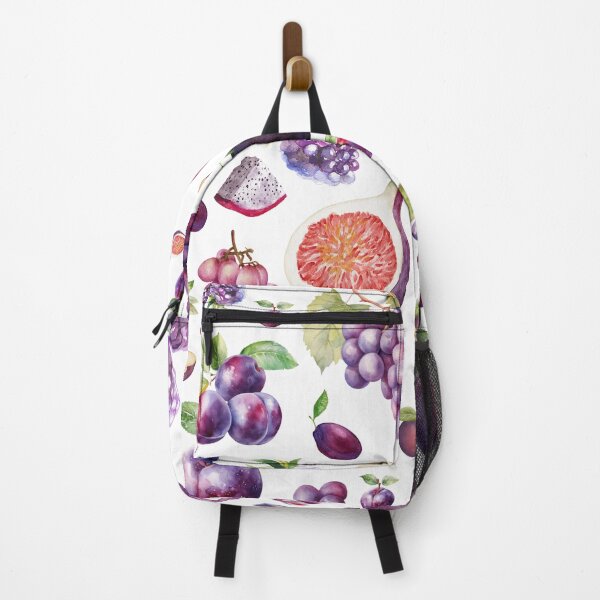 Item preview, Purple Fruit Pattern – Cute Aesthetic Repeat Design designed and sold by Softglow-Studio.