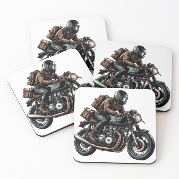 Item preview, Cafe Racer Motorcycle Rider : Automotive Merchandise -  designed and sold by InfmsCorp.