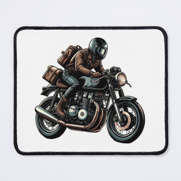 Item preview, Cafe Racer Motorcycle Rider : Automotive Merchandise - designed and sold by InfmsCorp.