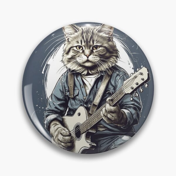 Item preview, Cat Playing Guitar designed and sold by Ryslissa.