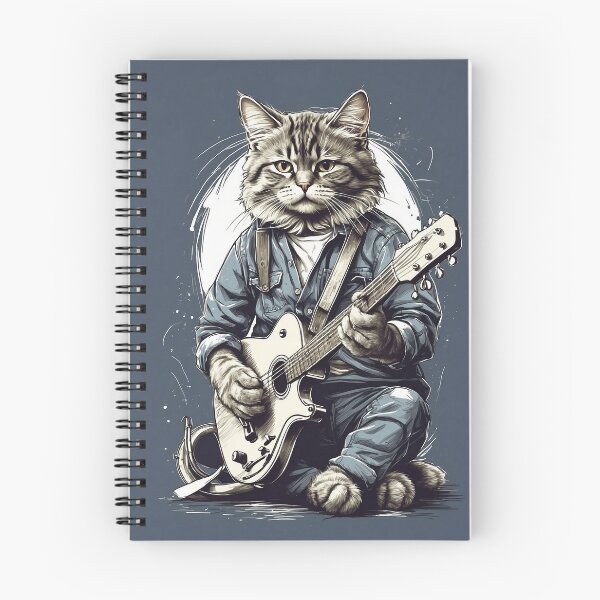 Item preview, Cat Playing Guitar designed and sold by Ryslissa.