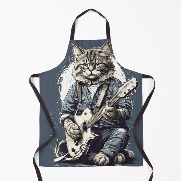 Item preview, Cat Playing Guitar designed and sold by Ryslissa.