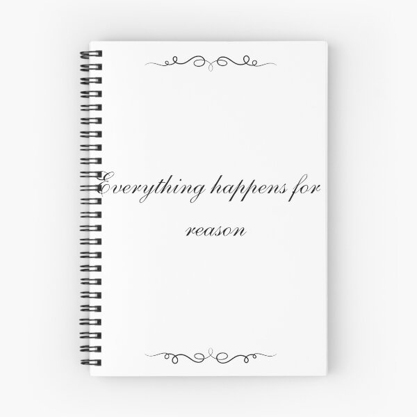 Item preview, Everything Happens for a Reason – Elegant Minimalist Quote Poster designed and sold by Levision.