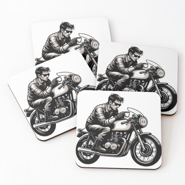 Item preview,  Cafe Racer Motorcycle Rider : Automotive Merchandise -  designed and sold by InfmsCorp.