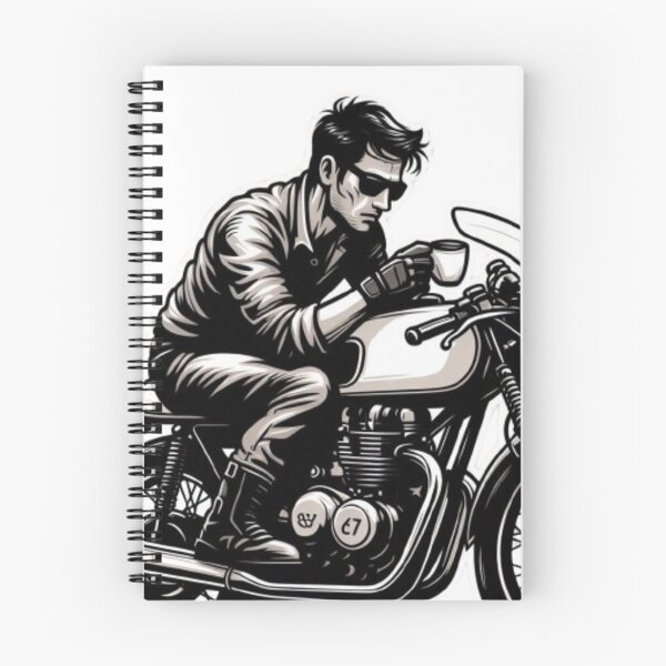 Item preview,  Cafe Racer Motorcycle Rider : Automotive Merchandise -  designed and sold by InfmsCorp.