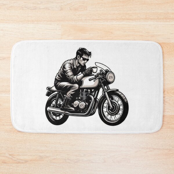 Item preview,  Cafe Racer Motorcycle Rider : Automotive Merchandise -  designed and sold by InfmsCorp.
