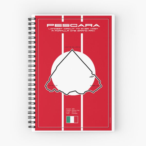 Item preview, Pescara racetrack designed and sold by Theodor Decker.