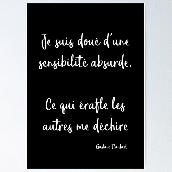 Sensibilité à fleur de peau – Illustration douce et poétique Poster