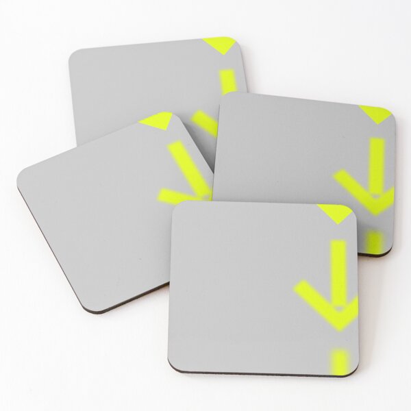 Item preview, Neon yellow arrows down designed and sold by WhalesWay.