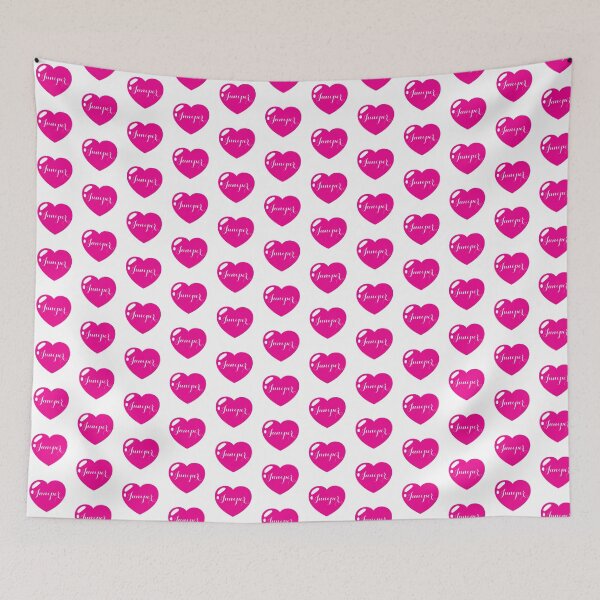 Item preview, Juniper Name with Pink Heart  designed and sold by Monika Howarth.